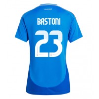 Maglie da calcio Italia Alessandro Bastoni #23 Prima Maglia Femminile Europei 2024 Manica Corta